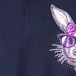 Miss Easter Bunny Matching Family Couple Softstyle Adult Sport Polo