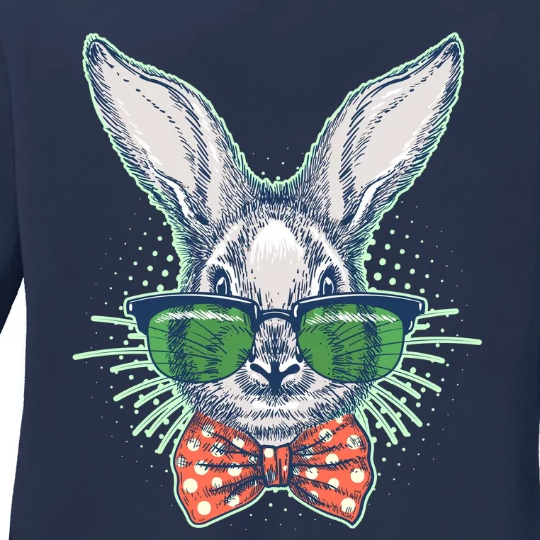 Mister Easter Bunny Matching Family Couple Ladies Long Sleeve Shirt