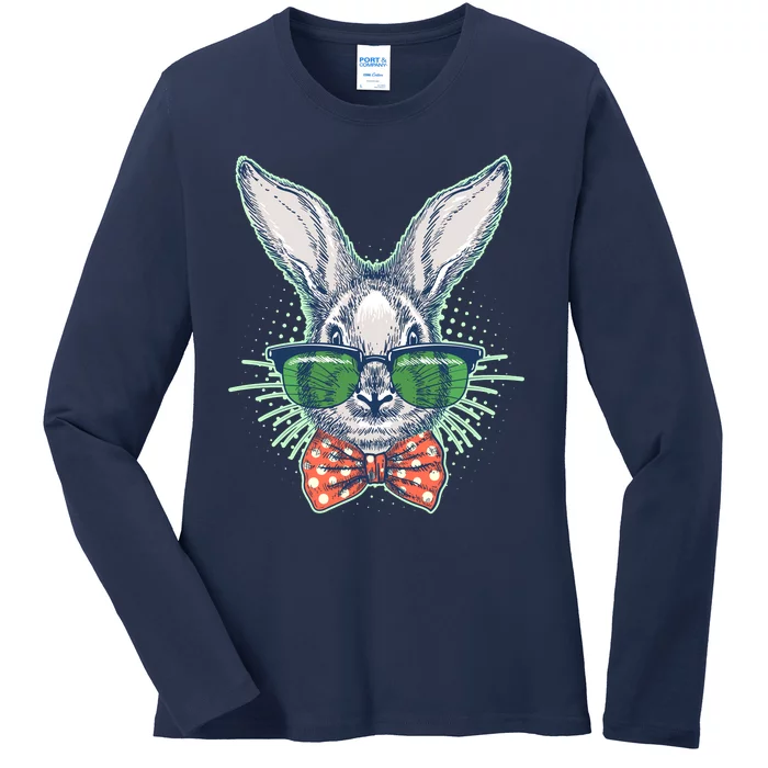 Mister Easter Bunny Matching Family Couple Ladies Long Sleeve Shirt