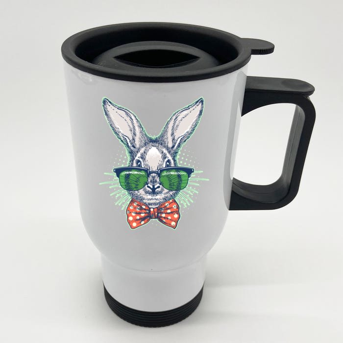 Mister Easter Bunny Matching Family Couple Front & Back Stainless Steel Travel Mug