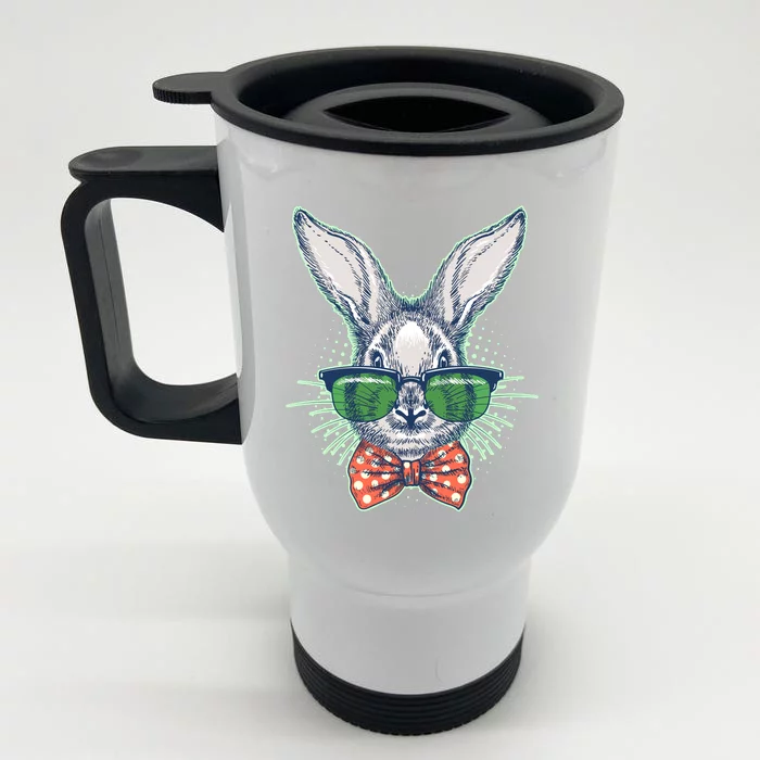 Mister Easter Bunny Matching Family Couple Front & Back Stainless Steel Travel Mug