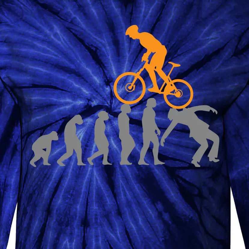 MTB Evolution Bike Mountain Accessories Bicycle Tie-Dye Long Sleeve Shirt