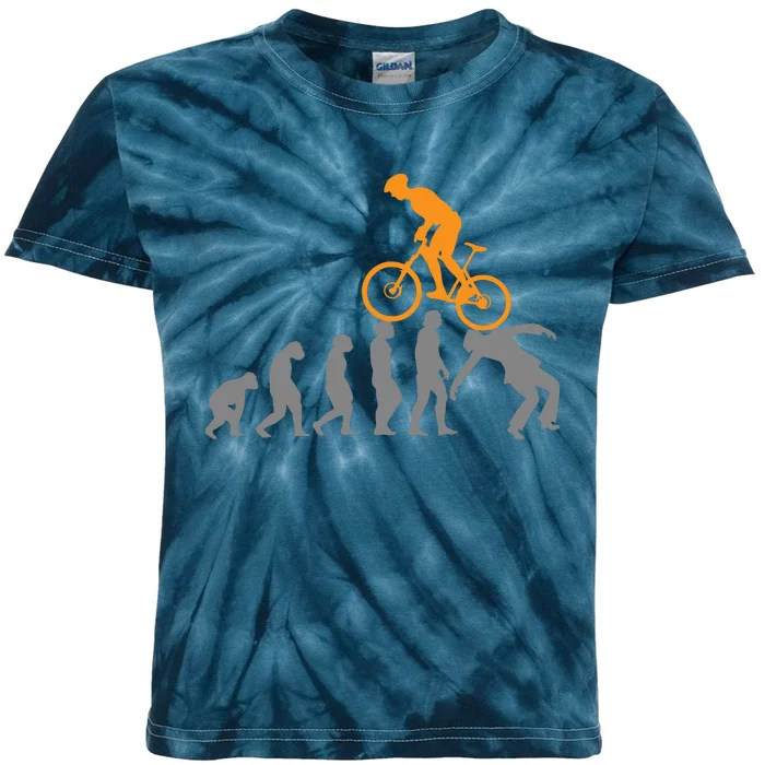 MTB Evolution Bike Mountain Accessories Bicycle Kids Tie-Dye T-Shirt