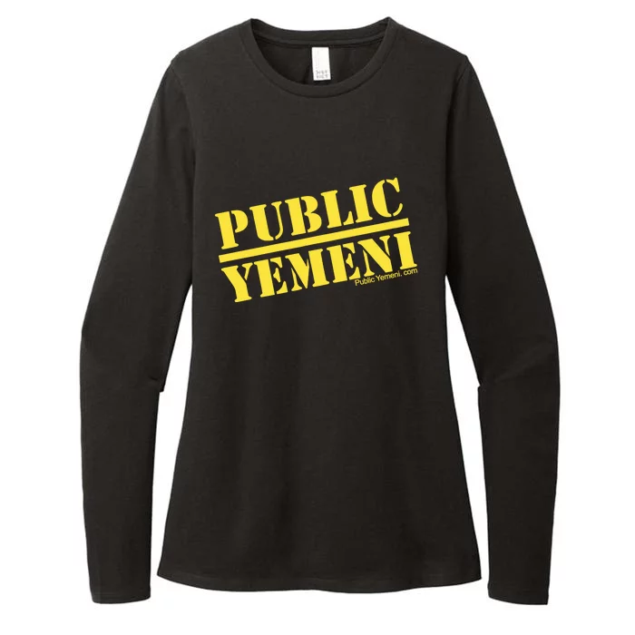 Mike Eshaq Comedian Public Yemeni Womens CVC Long Sleeve Shirt