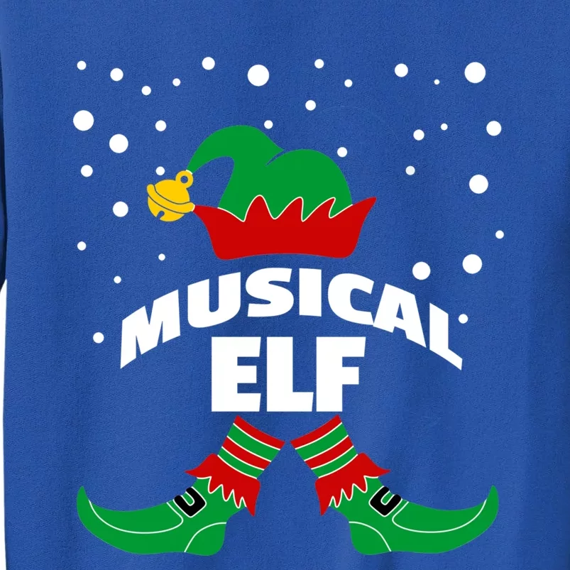 Musical Elf Christmas Family Group Pictures SantaS Helper Gift Tall Sweatshirt