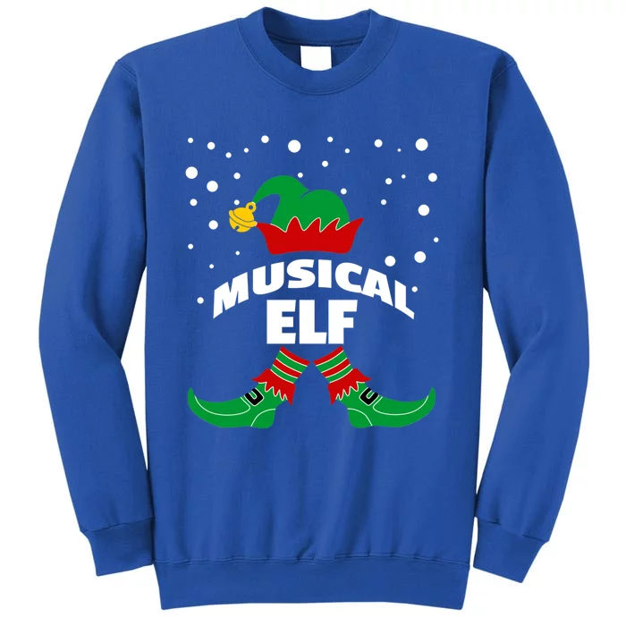 Musical Elf Christmas Family Group Pictures SantaS Helper Gift Tall Sweatshirt