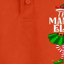 Mama Elf Christmas Costume Matching Family Mama Elf Squad Gift Dry Zone Grid Performance Polo