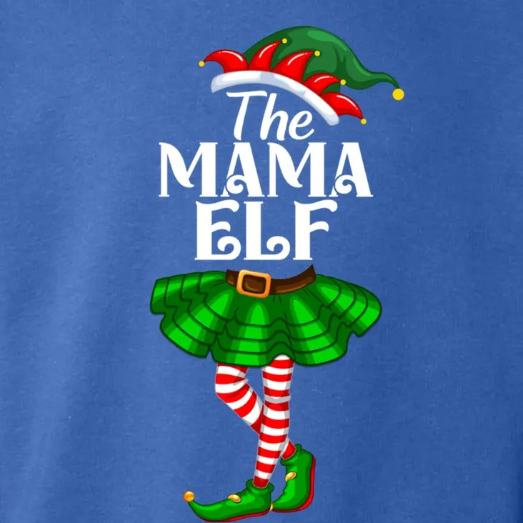 Mama Elf Christmas Costume Matching Family Mama Elf Squad Gift Toddler Hoodie