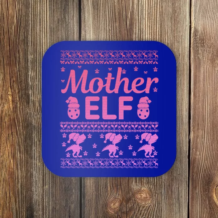 Mother Elf Christmas Family Ugly Xmas Christmas Gift Coaster