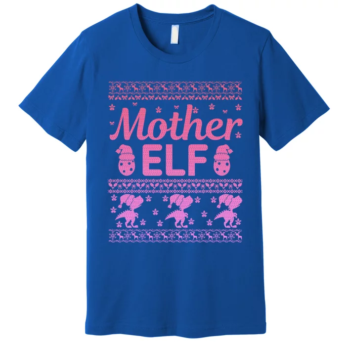 Mother Elf Christmas Family Ugly Xmas Christmas Gift Premium T-Shirt