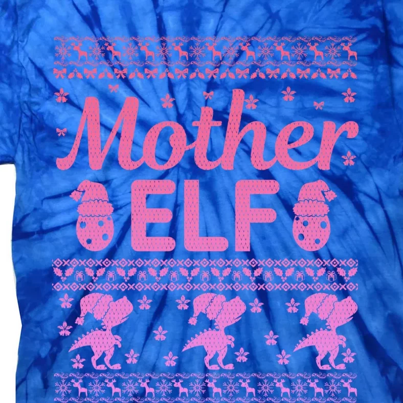 Mother Elf Christmas Family Ugly Xmas Christmas Gift Tie-Dye T-Shirt