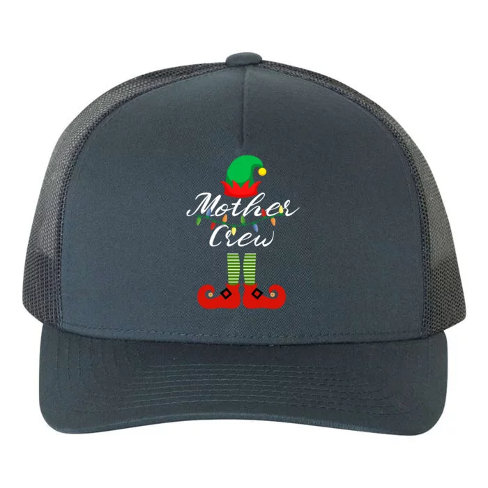 Mother Elf Crew Matching Elves Family Pj Christmas Lights Meaningful Gift Yupoong Adult 5-Panel Trucker Hat