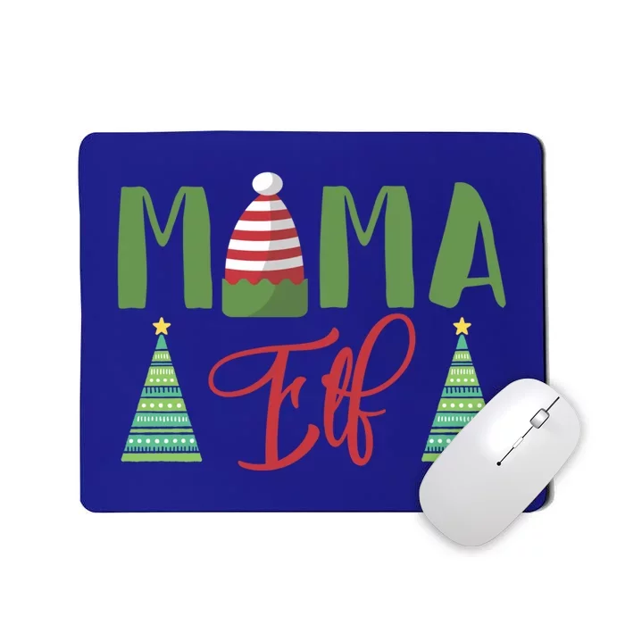 Mama Elf Christmas Elf Mother Mom Elf Funny Gift Mousepad