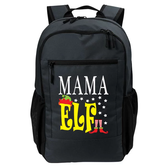 Mama Elf Christmas Funny Gift Ugly Xmas Mom Mothers Gift Daily Commute Backpack