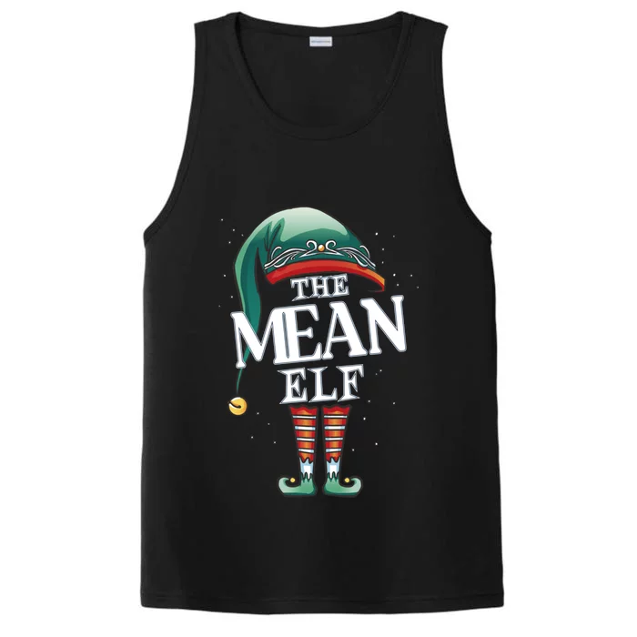 Mean Elf Christmas Group Xmas Pajama Party Cute Gift Performance Tank