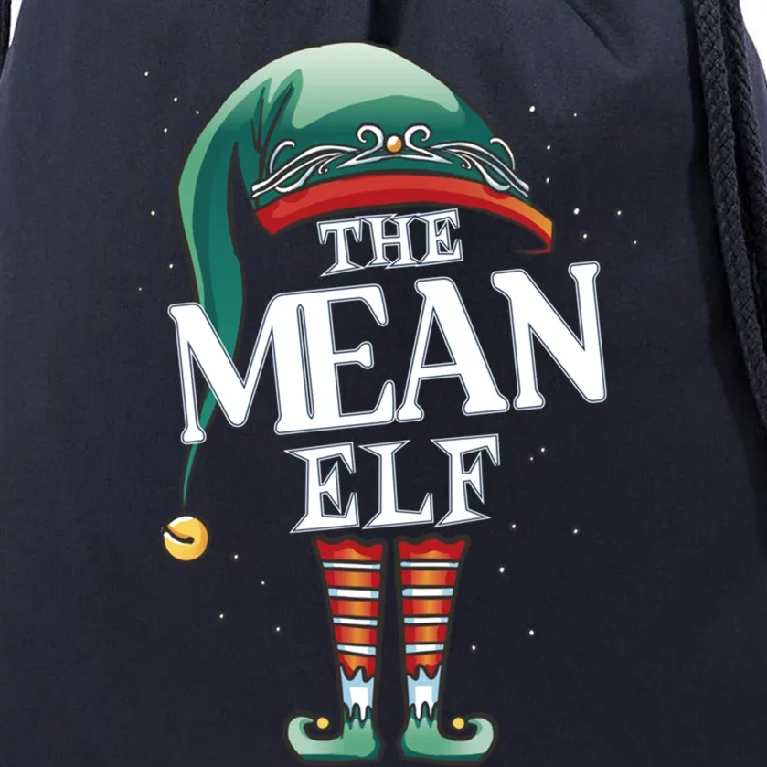 Mean Elf Christmas Group Xmas Pajama Party Cute Gift Drawstring Bag