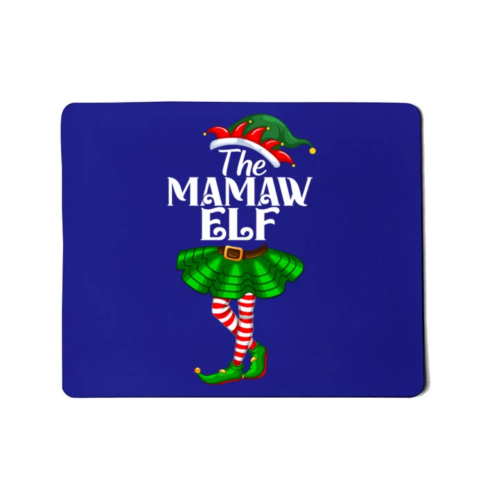 Mamaw Elf Christmas Costume Matching Family Mamaw Elf Squad Gift Mousepad