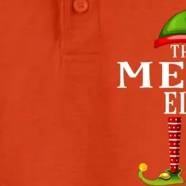 Mean Elf Christmas Matching Family Group Pjs Gift Dry Zone Grid Performance Polo