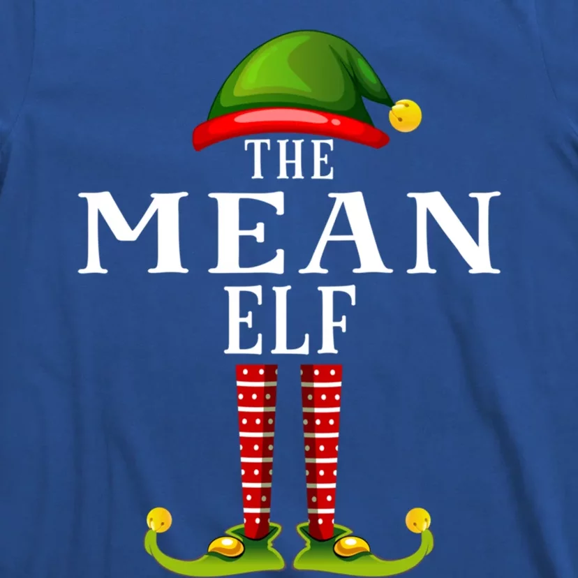 Mean Elf Christmas Matching Family Group Pjs Gift T-Shirt