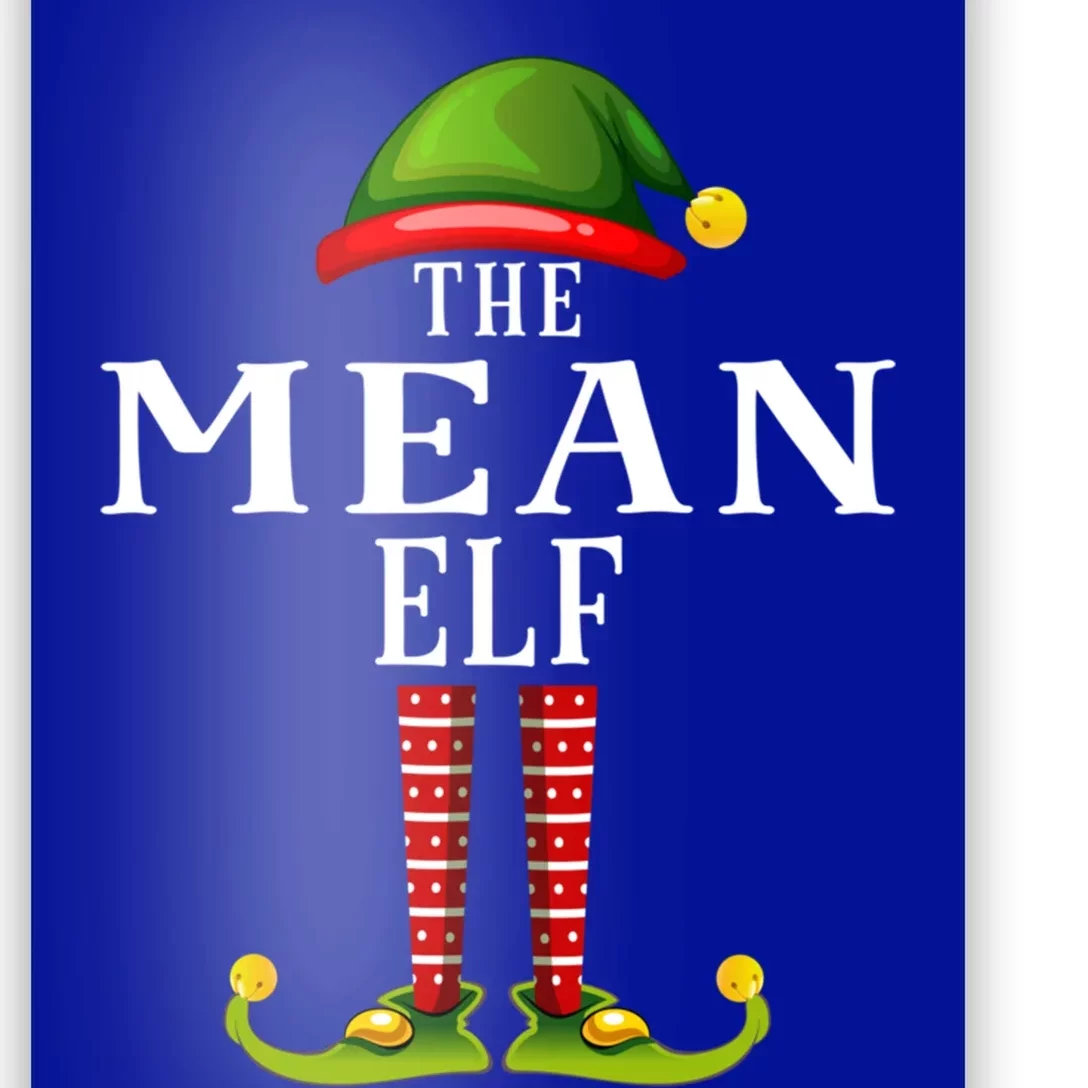 Mean Elf Christmas Matching Family Group Pjs Gift Poster