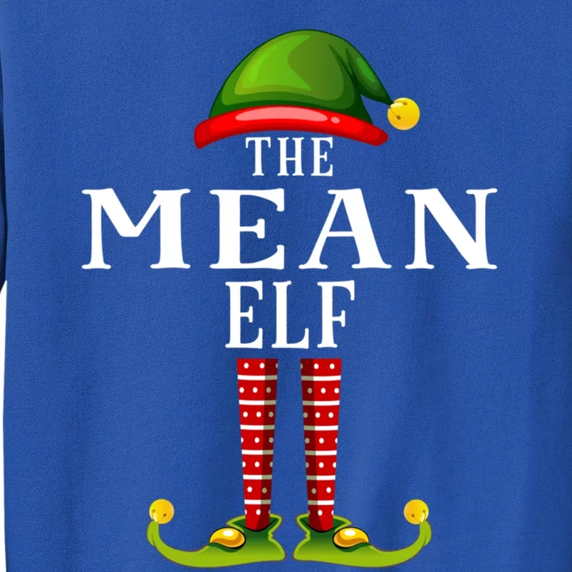 Mean Elf Christmas Matching Family Group Pjs Gift Tall Sweatshirt