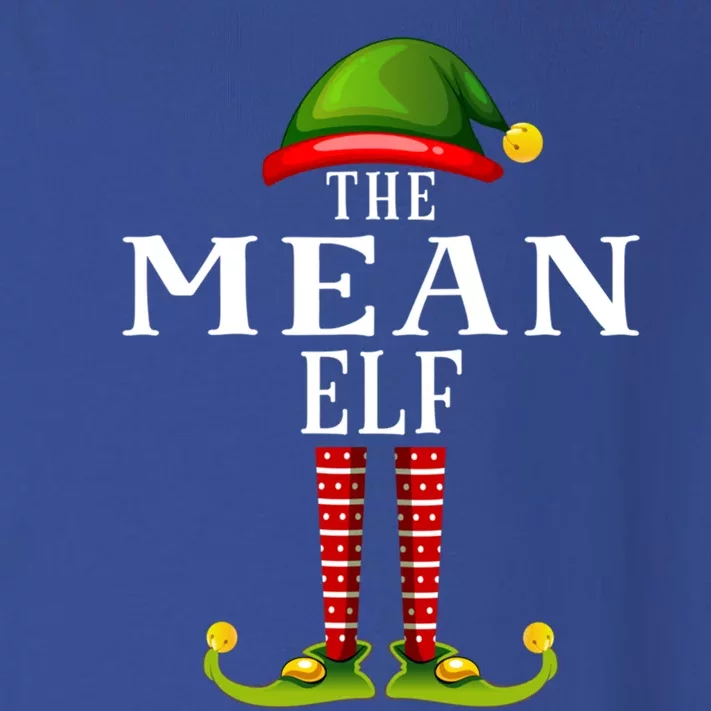 Mean Elf Christmas Matching Family Group Pjs Gift Toddler Long Sleeve Shirt