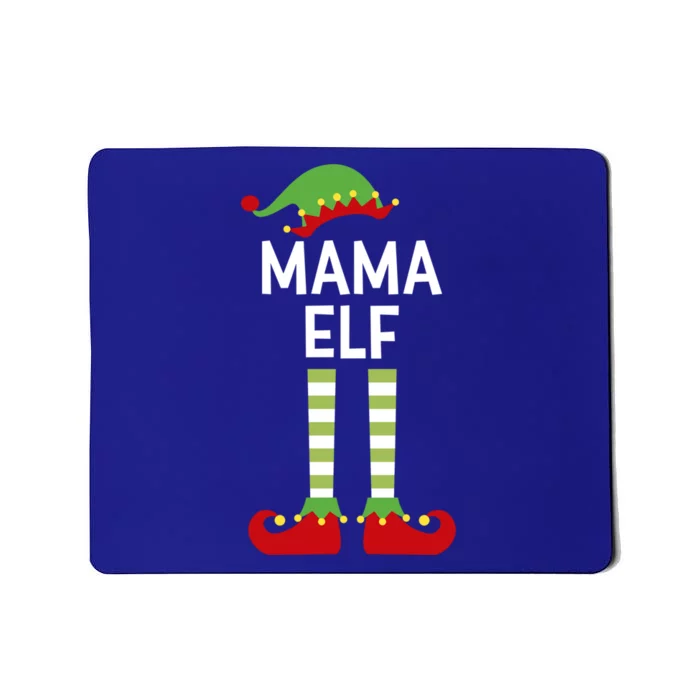 Mama Elf Cute Matching Family Christmas Elves Mom Mother Funny Gift Mousepad