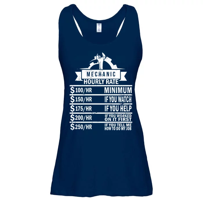 Mechanic Hourly Rate Ladies Essential Flowy Tank