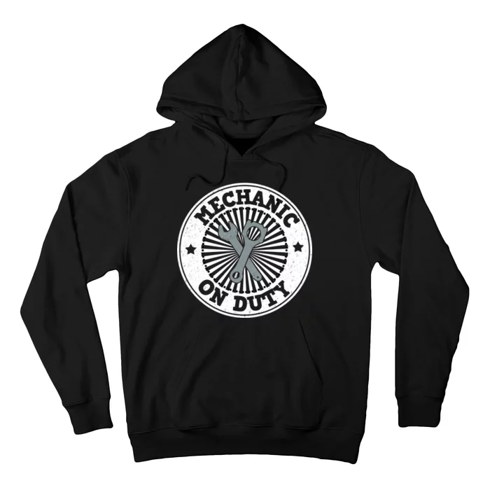 Mechanic On Duty Hoodie