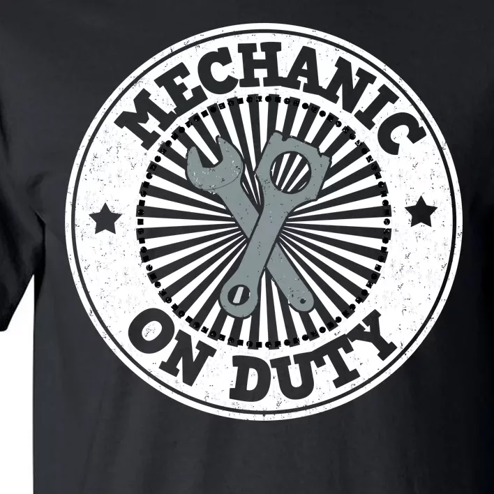 Mechanic On Duty Tall T-Shirt