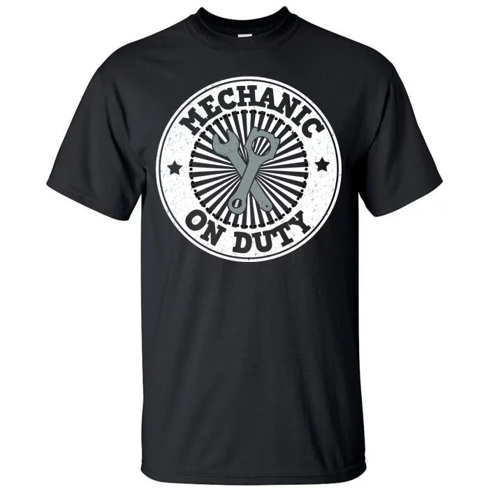 Mechanic On Duty Tall T-Shirt