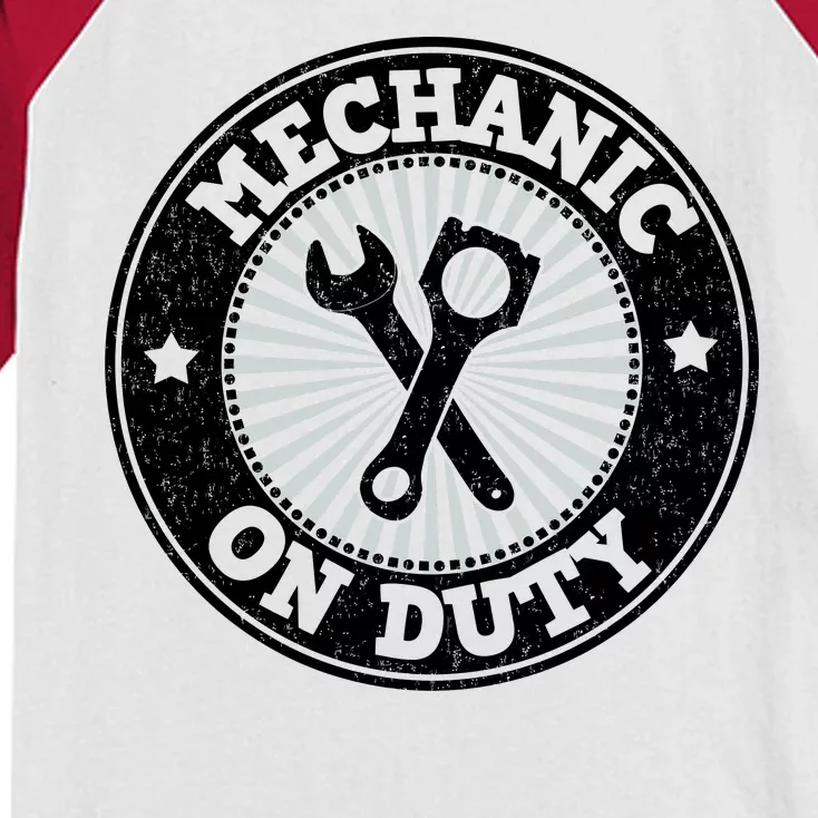 Mechanic On Duty Kids Colorblock Raglan Jersey