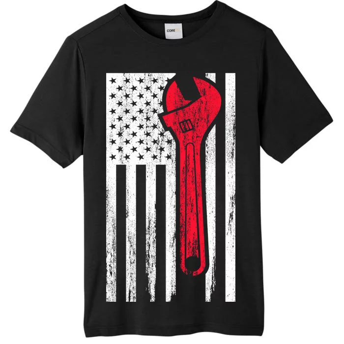 Mechanic USA American Flag ChromaSoft Performance T-Shirt