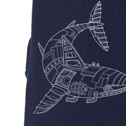 Mechanical Shark Doggie 3-End Fleece Hoodie