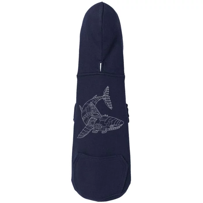 Mechanical Shark Doggie 3-End Fleece Hoodie