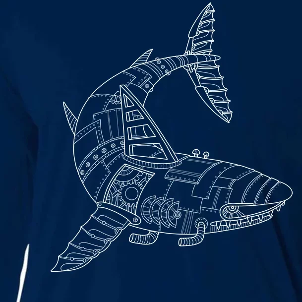 Mechanical Shark Cooling Performance Long Sleeve Crew