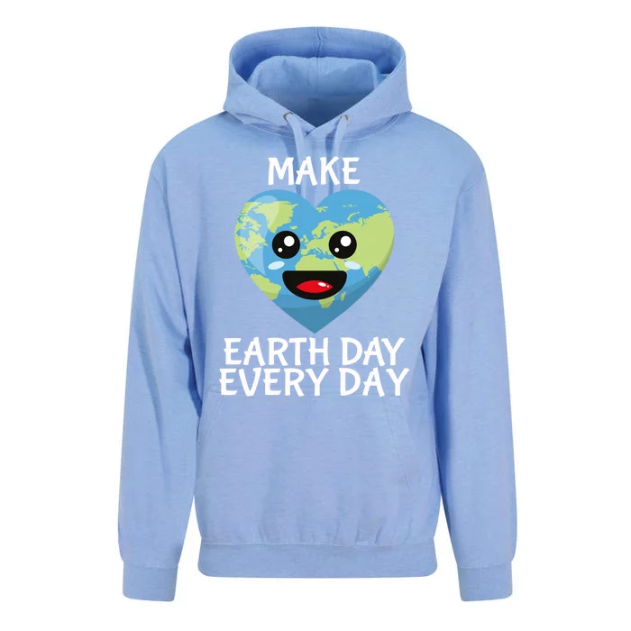 Make Earth Day Every Day Design For Nature Lover Gift Unisex Surf Hoodie