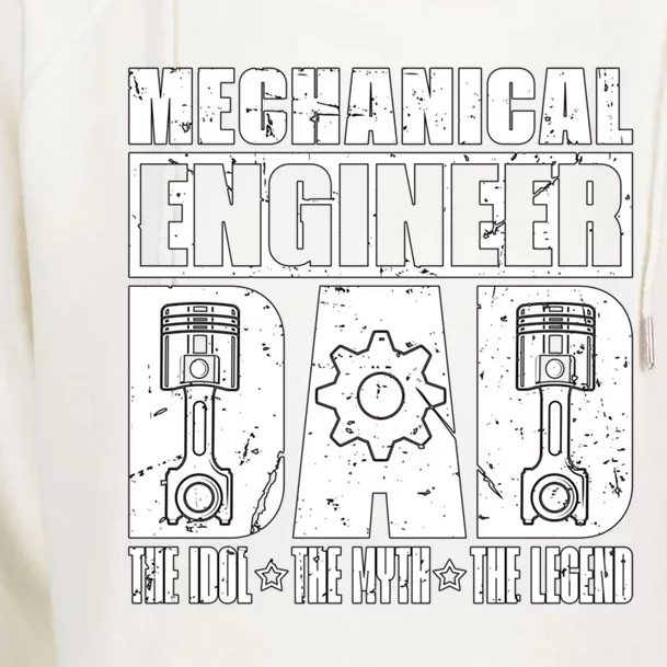 Mechanical Engineer Dad The Engineering Mechanical Engineer Gift Womens Funnel Neck Pullover Hood