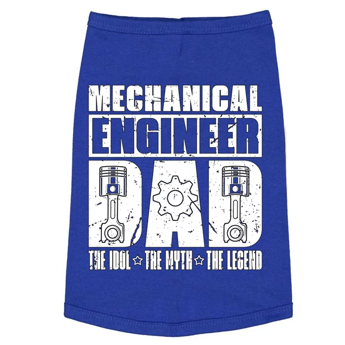 Mechanical Engineer Dad The Engineering Mechanical Engineer Gift Doggie Tank