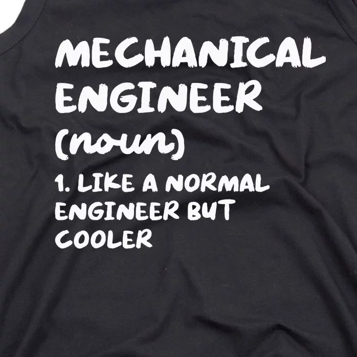 Mechanical Engineer Definition Funny Engineering Tank Top