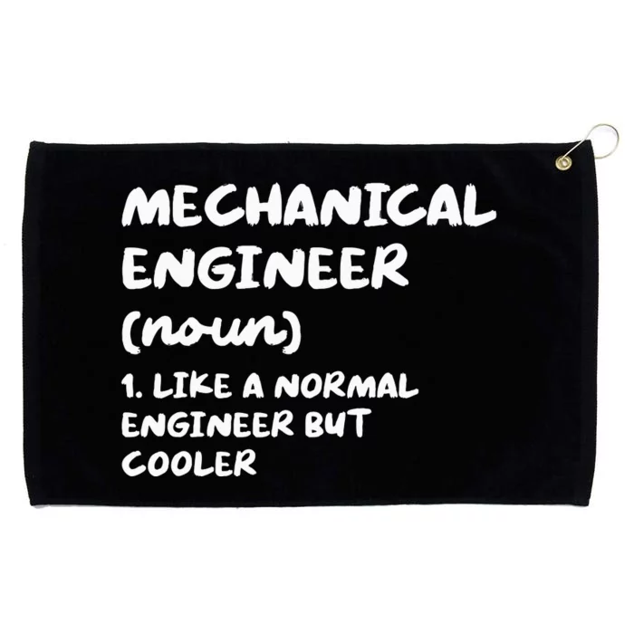 Mechanical Engineer Definition Funny Engineering Grommeted Golf Towel