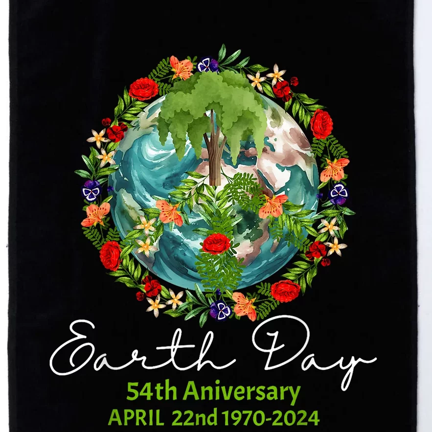 Mother Earth Day 54th Anniversary 1970 2024 Save Planet Platinum Collection Golf Towel