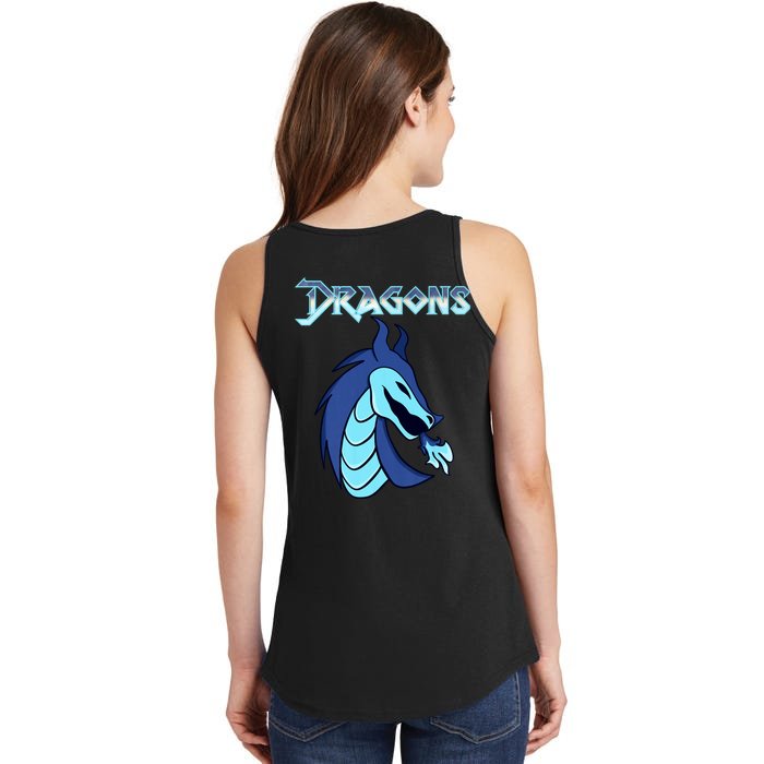 Metro East Dragons Front & Back Ladies Essential Tank