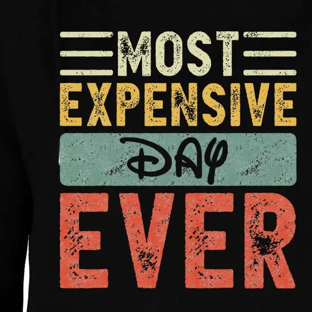 Most Expensive Day Ever Vacation Travel Womens Funnel Neck Pullover Hood