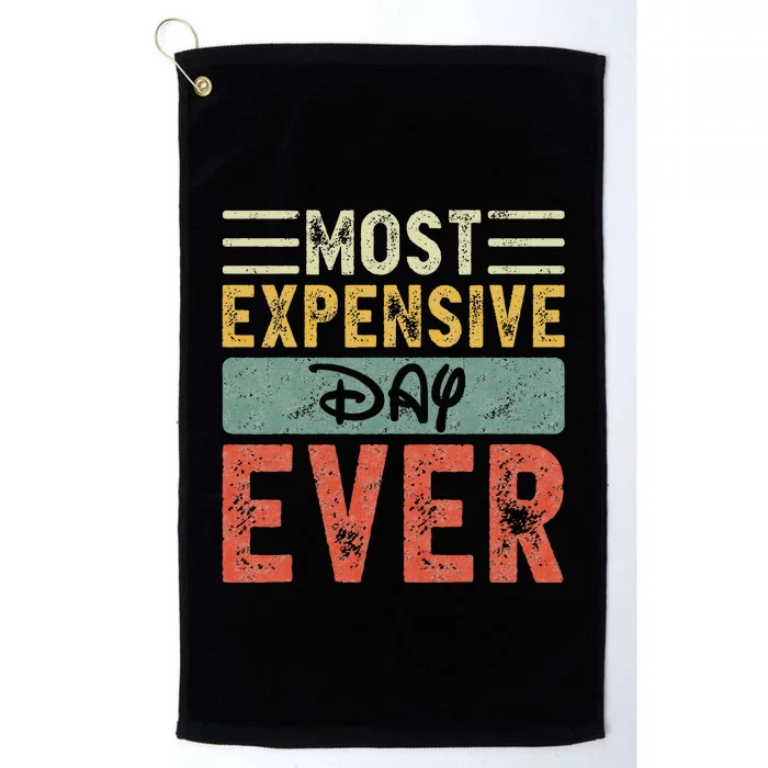 Most Expensive Day Ever Vacation Travel Platinum Collection Golf Towel