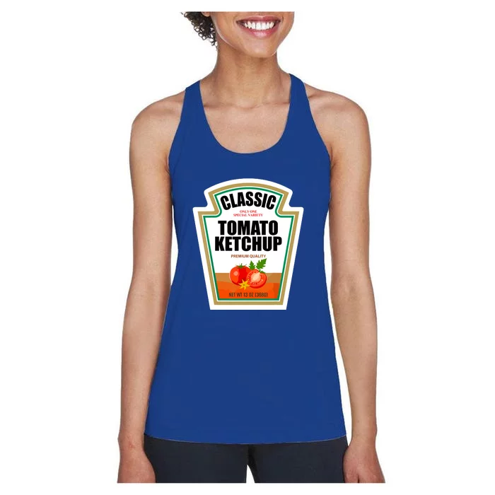 Mustard Easy DIY Halloween Couples Costume Condiment Gift Women's Racerback Tank