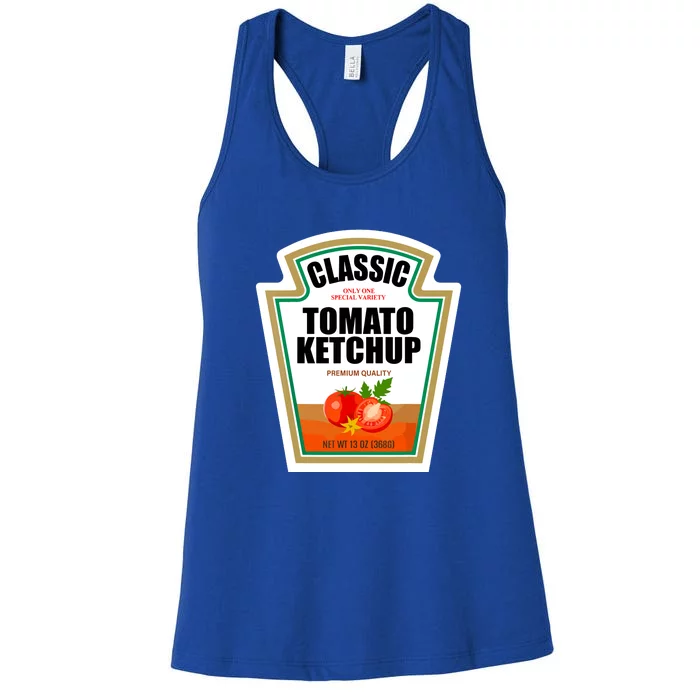 Mustard Easy DIY Halloween Couples Costume Condiment Gift Women's Racerback Tank