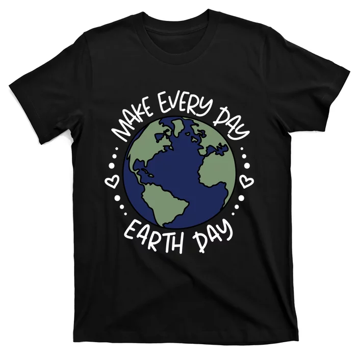 Make Every Day Earth Day Vintage Design T-Shirt