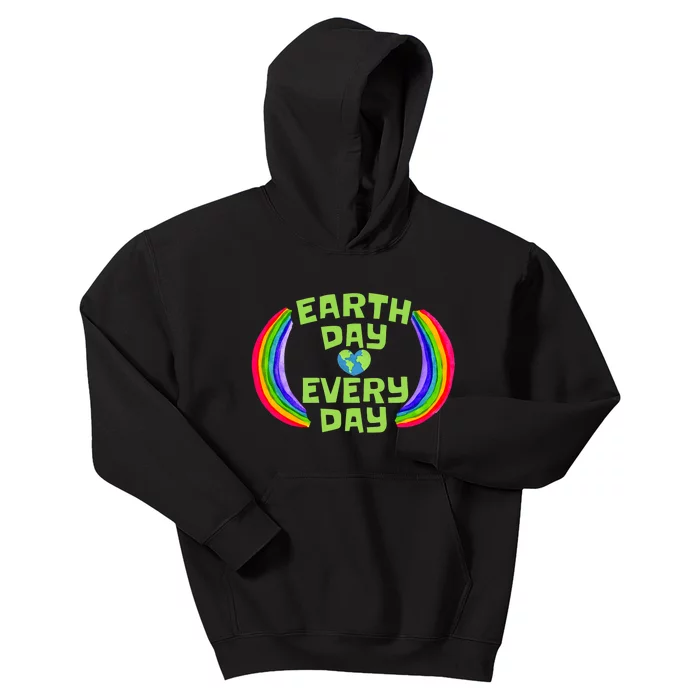 Make Every Day Earth Day Save The Planet Environmental Kids Hoodie