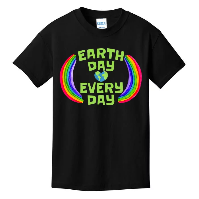 Make Every Day Earth Day Save The Planet Environmental Kids T-Shirt